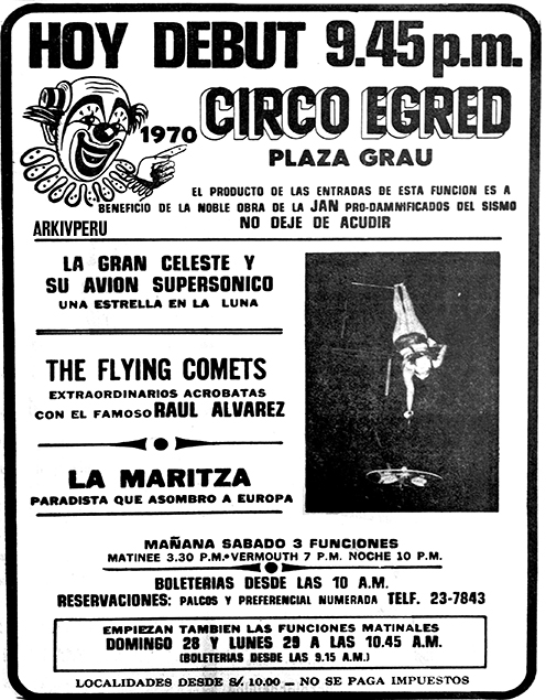 circo egred 1970 arkivperu