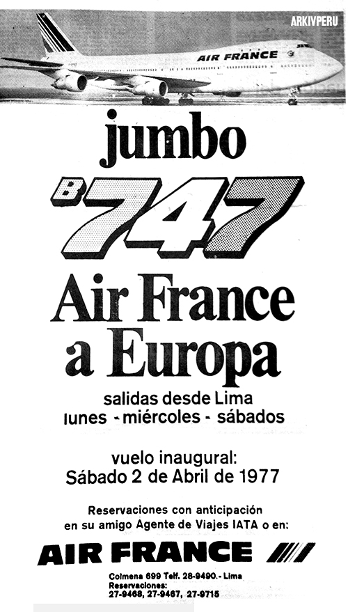 jumbo air france europa 1977 arkivperu