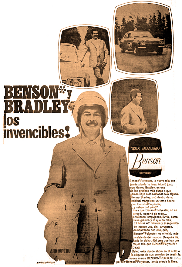 benson bradley 1970 arkivperu