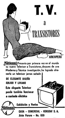 tv transistores national peru 1961-arkivperu
