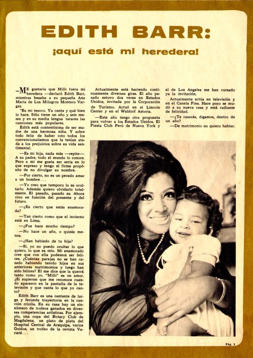 edith barr heredera ECRAN 1968 arkivperu